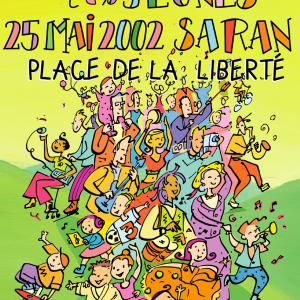 Illustration, Création d'affiche Ville de Saran/ Fêtes des enfants
