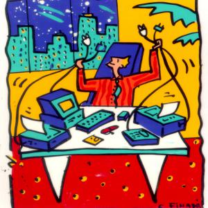 Illustration defi bureau